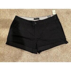 NWT Aeropostale Midi Shorts Size 14 Women's Black